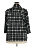 Indigo Rose Plaid Black 3/4 Sleeve Blouse Size 2X - photo 2