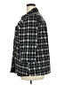 Indigo Rose Plaid Black 3/4 Sleeve Blouse Size 2X - photo 5