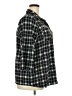 Indigo Rose Plaid Black 3/4 Sleeve Blouse Size 2X - photo 4