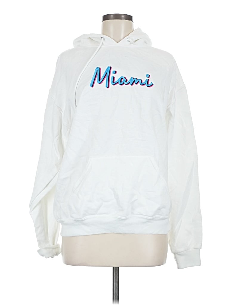 Click to view more detailed imagery on our partner's website Pre-owned Jerzees Pullover Hoodie In White