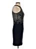 Basix Black Label 100% Polyester Black Cocktail Dress Size 2 - photo 4