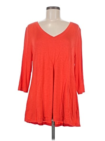 Soft Surroundings 3/4 Sleeve Top (view 1)