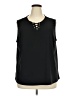 Love Scarlett Black Sleeveless Blouse Size 2X - photo 1