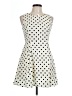 Freebird 100% Polyester Polka Dots Ivory Cocktail Dress Size L - photo 1