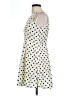 Freebird 100% Polyester Polka Dots Ivory Cocktail Dress Size L - photo 5