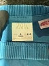 Zara Solid Blue Short Sleeve T-Shirt Size 5 - photo 3