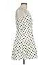 Freebird 100% Polyester Polka Dots Ivory Cocktail Dress Size L - photo 4
