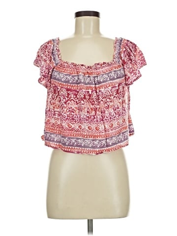 Aqua Short Sleeve Top (view 1)