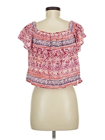 Aqua Short Sleeve Top (view 2)