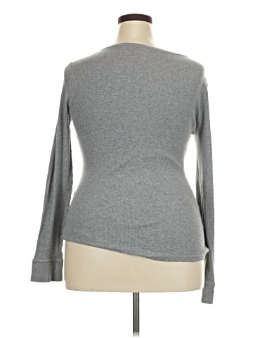 Faded Glory Long Sleeve Top (view 2)