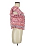 Aqua 100% Rayon Pink Short Sleeve Top Size M - photo 4