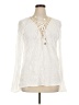 Sundance 100% Polyester Ivory Long Sleeve Blouse Size XL - photo 1
