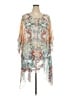 City Chic 100% Polyester Teal Kimono Size 20 Plus (L) - photo 1