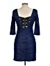 Material Girl Blue Cocktail Dress Size L - photo 2