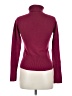 Takeout Color Block Burgundy Turtleneck Sweater Size M - photo 2