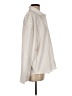 Apana Solid Ivory Long Sleeve Blouse Size M - photo 4