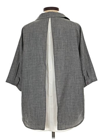 Le Lis 3/4 Sleeve Button-Down Shirt (view 2)