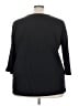 Roaman's Black 3/4 Sleeve Top Size 26 (2X) - photo 2
