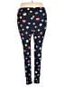 Lularoe Polka Dots Blue Leggings Size 2X (TC2) - photo 2