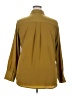 Nine West 100% Polyester Solid Gold Long Sleeve Blouse Size XXL - photo 2