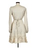 Shein 100% Polyester Ivory Casual Dress Size 6 - photo 2