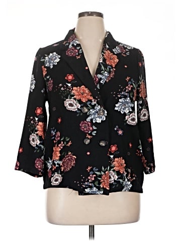 Bobeau 3/4 Sleeve Blouse (view 1)