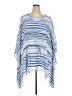 Catherines 100% Polyester Blue Poncho Size 2X - photo 1