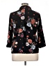 Bobeau Floral Black 3/4 Sleeve Blouse Size XL - photo 2