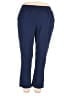Talbots 100% Cotton Solid Blue Casual Pants Size 2X - photo 1