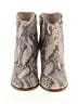 Vince Camuto Snake Print Ivory Ankle Boots Size 10 - photo 2