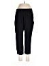 The Odells Solid Black Casual Pants Size L - photo 1