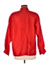 Per Se 100% Silk Red Long Sleeve Silk Top Size M - photo 2