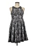 Parker Paisley Gray Casual Dress Size M - photo 1