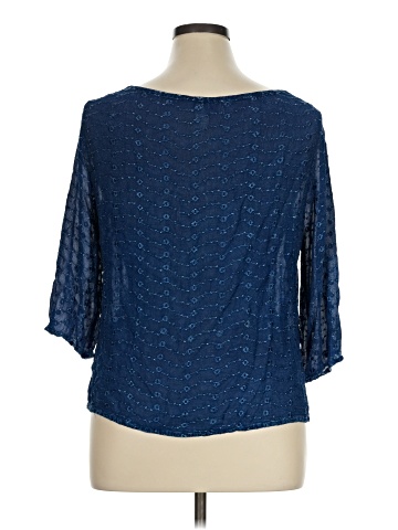 Christopher & Banks 3/4 Sleeve Blouse (view 2)