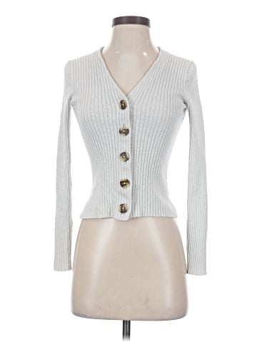 Madewell Shrunken Ribbed Cardigan Sweater (view 1)