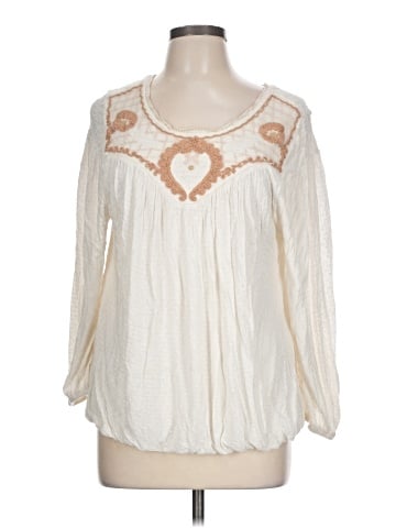 Free People 3/4 Sleeve Blouse (view 1)
