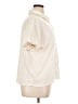 Peace Love World Solid Ivory Short Sleeve Button-Down Shirt Size XL - photo 4