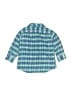 Crewcuts 100% Cotton Plaid Teal Long Sleeve Button-Down Shirt Size 2 - photo 2