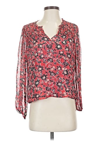 Parker 3/4 Sleeve Silk Top (view 1)