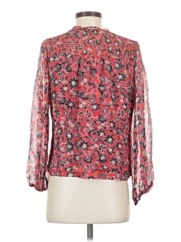 Parker 3/4 Sleeve Silk Top (view 2)