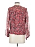 Parker 100% Silk Red 3/4 Sleeve Silk Top Size XS - photo 2
