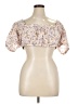 H&M Tan Short Sleeve Blouse Size XL - photo 1