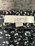 Ann Taylor LOFT 100% Polyester Polka Dots Black Casual Pants Size 8 - photo 7