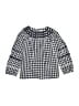 Crewcuts 100% Cotton Checkered-gingham Blue Long Sleeve Blouse Size 8 - photo 1