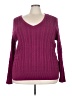 St. John's Bay Burgundy Pullover Sweater Size 3X - photo 1
