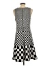 Worthington 100% Polyester Houndstooth Black Casual Dress Size 12 - photo 2