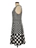Worthington 100% Polyester Houndstooth Black Casual Dress Size 12 - photo 5