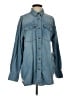 Sofia by Sofia Vergara 100% Cotton Blue Long Sleeve Button-Down Shirt Size 4 - photo 1