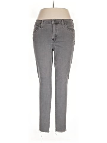 Madewell 9" High-Rise Skinny Jeans: Raw-Hem Garment-Dyed Edition (view 1)