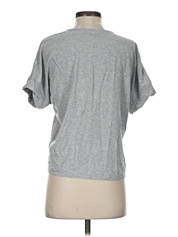 grey & gray Short Sleeve T-Shirt (view 2)